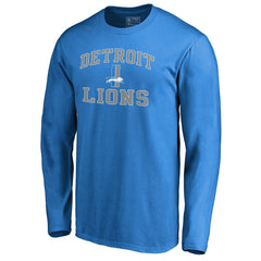 Detroit Lions Vintage Collection Victory Arch Long Sleeve T-Shirt - Blue discount