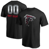 Atlanta Falcons Personalized Midnight Mascot T-Shirt - Black sale