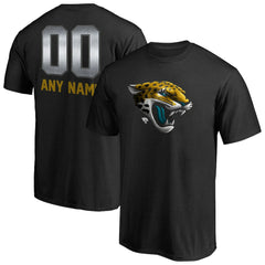 Jacksonville Jaguars Personalized Midnight Mascot T-Shirt - Black cheap