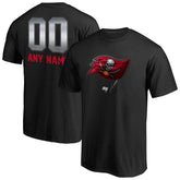 Tampa Bay Buccaneers Personalized Midnight Mascot T-Shirt - Black online