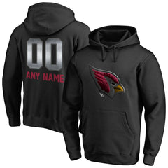Arizona Cardinals Personalized Midnight Mascot Pullover Hoodie - Black for sale