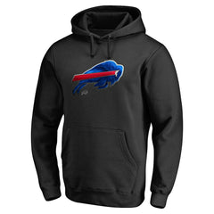 Buffalo Bills Personalized Midnight Mascot Pullover Hoodie - Black cheap
