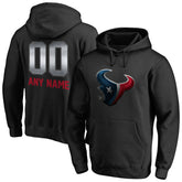Houston Texans Personalized Midnight Mascot Pullover Hoodie - Black on sale