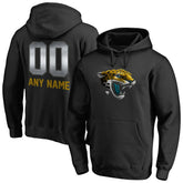 Jacksonville Jaguars Personalized Midnight Mascot Pullover Hoodie - Black sale