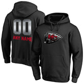 Kansas City Chiefs Personalized Midnight Mascot Pullover Hoodie - Black online