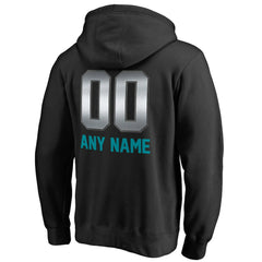 Miami Dolphins Personalized Midnight Mascot Pullover Hoodie - Black on sale