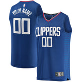 LA Clippers Youth Fast Break Custom Replica Jersey Royal - Icon Edition shop