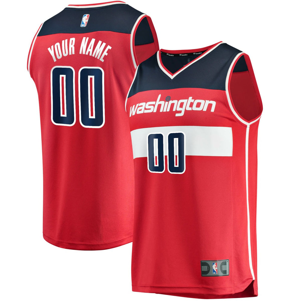Washington Wizards Youth Fast Break Custom Replica Jersey Red - Icon Edition online