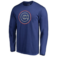 Chicago Cubs Static Logo Long Sleeve T-Shirt Royal