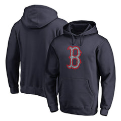 Boston Red Sox Static Logo Pullover Hoodie Navy