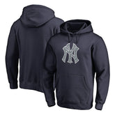 New York Yankees Static Logo Pullover Hoodie Navy