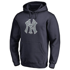 New York Yankees Static Logo Pullover Hoodie Navy