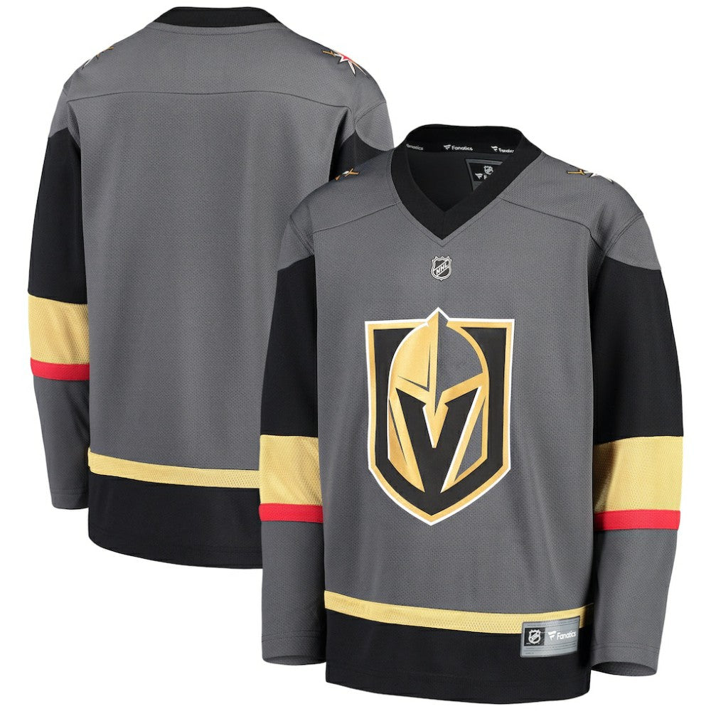Vegas Golden Knights Fanatics Youth Alternate Replica Blank Jersey - Black Jerseys