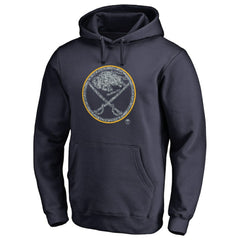 Buffalo Sabres Static Logo Pullover Hoodie - Navy Hoodies