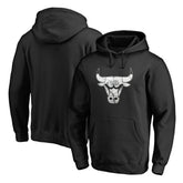 Chicago Bulls Marble Logo Pullover Hoodie - Black discount