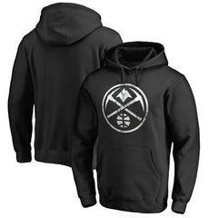 Denver Nuggets Marble Logo Pullover Hoodie sale - Black outlet