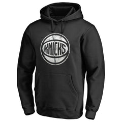 New York Knicks Marble Logo Pullover Hoodie - Black outlet