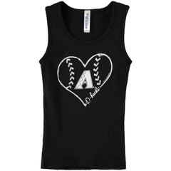 Arizona Diamondbacks Soft as a Grape Youth Cotton Tank Top Black