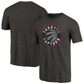 Toronto Raptors Distressed Logo Tri-Blend T-Shirt - Black sale