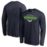 Seattle Seahawks Alternate Team Logo Gear Flea Flicker Long Sleeve T-Shirt - College Navy sale