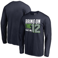 Seattle Seahawks Hometown Collection Long Sleeve T-Shirt - College Navy discount