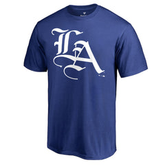 Los Angeles Dodgers Men's Hometown Collection LA Times T-Shirt Royal