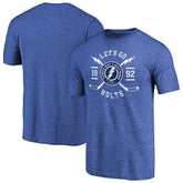 Tampa Bay Lightning Hometown Collection Tri-Blend T-Shirt - Blue T-shirts