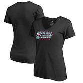 Miami Heat Women's Miami Nights Hometown Collection T-Shirt - Black cheap