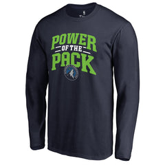 Minnesota Timberwolves Power of the Pack Hometown Collection Long Sleeve T-Shirt - Navy online