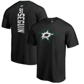 Tyler Seguin Dallas Stars Backer Name & Number T-Shirt - Black T-shirts
