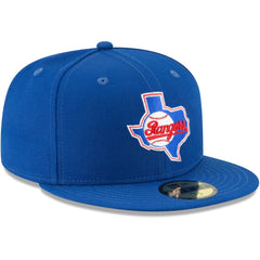 Texas Rangers Cooperstown Collection Wool 59FIFTY Fitted Hat Blue