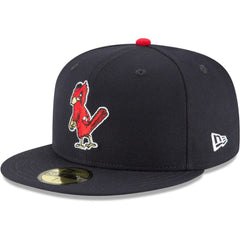 St. Louis Cardinals Cooperstown Collection Wool 59FIFTY Fitted Hat Navy