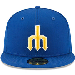 Seattle Mariners Cooperstown Collection Wool 59FIFTY Fitted Hat Blue
