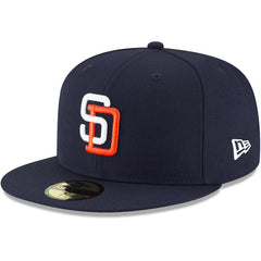 San Diego Padres Cooperstown Collection Wool 59FIFTY Fitted Hat Navy