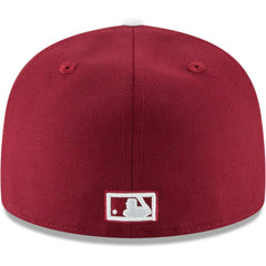 Philadelphia Phillies Cooperstown Collection Wool 59FIFTY Fitted Hat Maroon