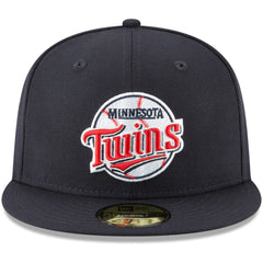Minnesota Twins Cooperstown Collection Wool 59FIFTY Fitted Hat Navy