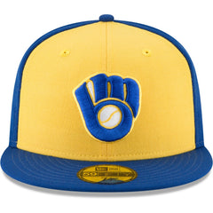Milwaukee Brewers Cooperstown Collection Wool 59FIFTY Fitted Hat Yellow