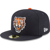 Detroit Tigers Cooperstown Collection Wool 59FIFTY Fitted Hat Navy