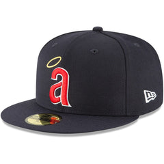 California Angels Cooperstown Collection Wool 59FIFTY Fitted Hat Navy