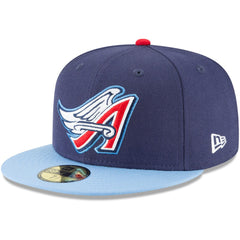 California Angels Cooperstown Collection Wool 59FIFTY Fitted Hat Navy