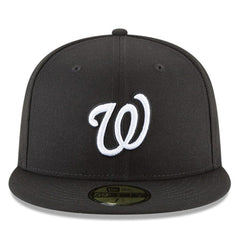 Washington Nationals 59FIFTY Fitted Hat Black