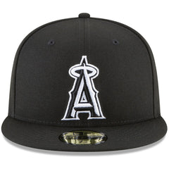 Los Angeles Angels 59FIFTY Fitted Hat Black