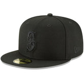 Seattle Mariners Primary Logo Basic 59FIFTY Fitted Hat Black