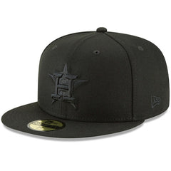 Houston Astros Primary Logo Basic 59FIFTY Fitted Hat Black