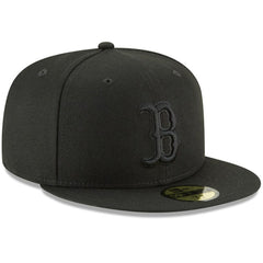 Boston Red Sox Primary Logo Basic 59FIFTY Fitted Hat Black