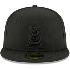 Los Angeles Angels Primary Logo Basic 59FIFTY Fitted Hat Black