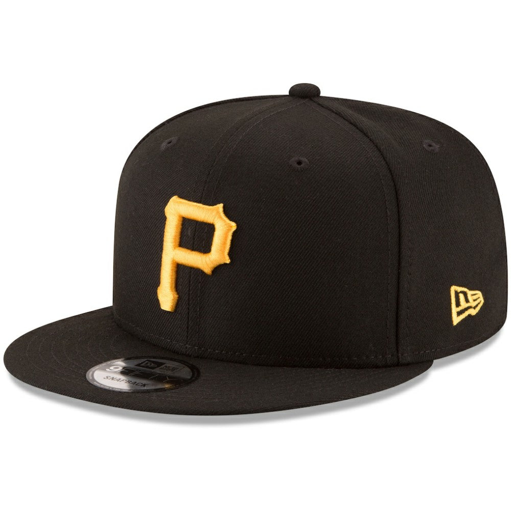Pittsburgh Pirates Team Color 9FIFTY Snapback Hat Black
