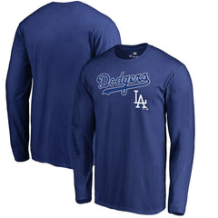 Los Angeles Dodgers Cooperstown Collection Wahconah Long Sleeve T-Shirt Royal