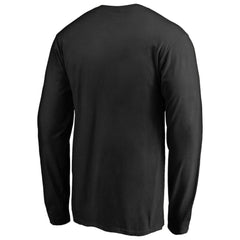 Miami Marlins Team Lockup Long Sleeve T-Shirt Black