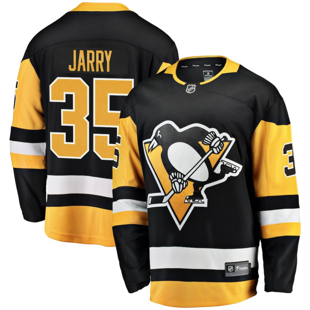 Tristan Jarry Pittsburgh Penguins Fanatics Home Breakaway Player Jersey - Black Jerseys